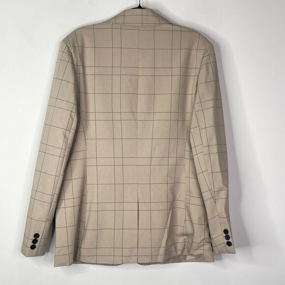 Vero Moda Long Sleeve Plaid Check Blazer Women's Size 6 - Picture 2 of 6